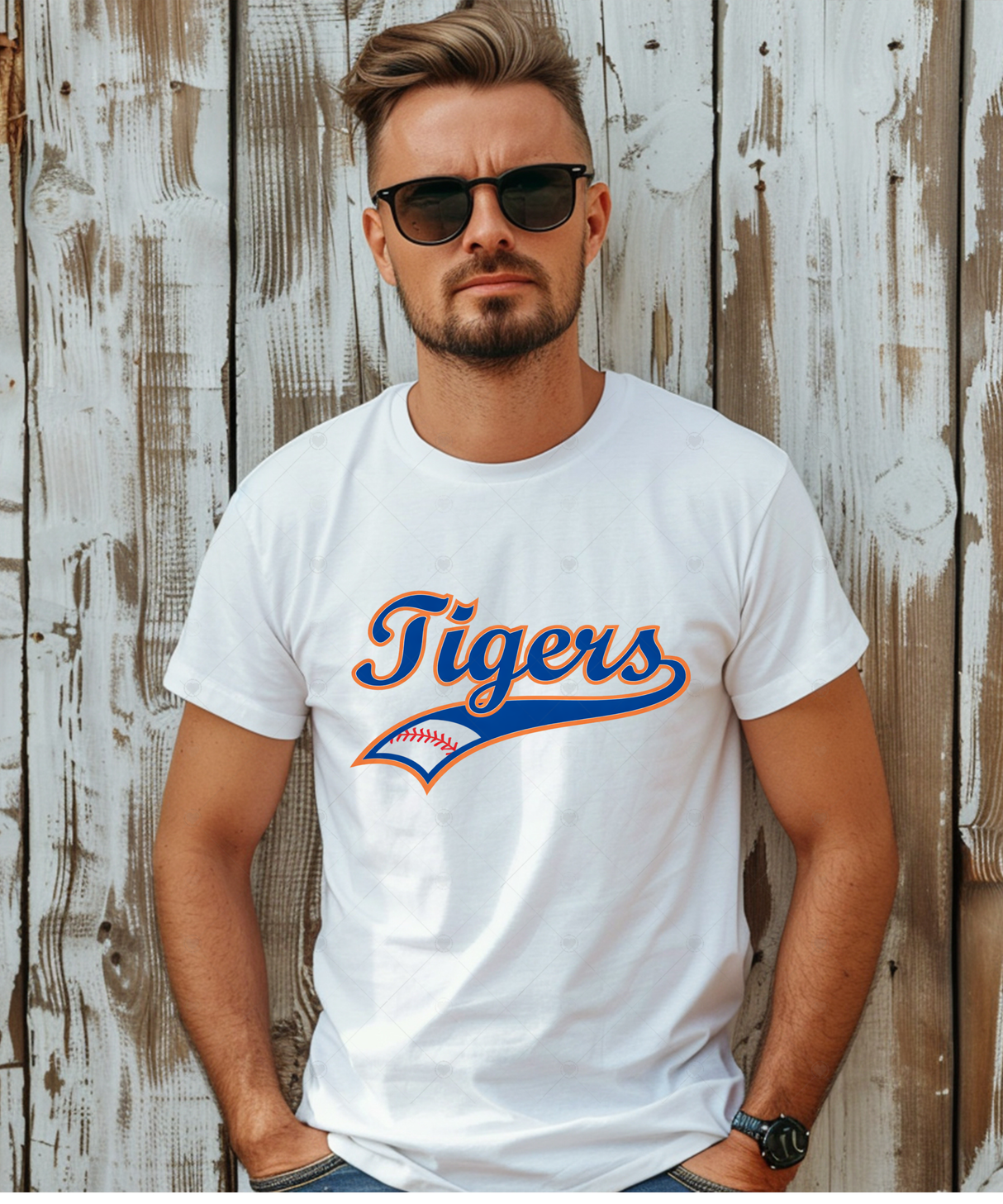 Tigers Baseball Comfort Colors T Shirt