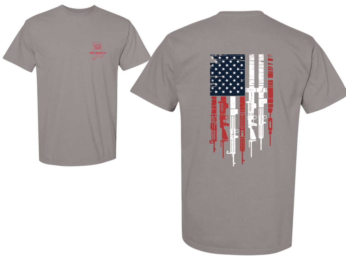 Dixie Magnolia Market Patriotic Pew Flag T-Shirt Comfort Colors