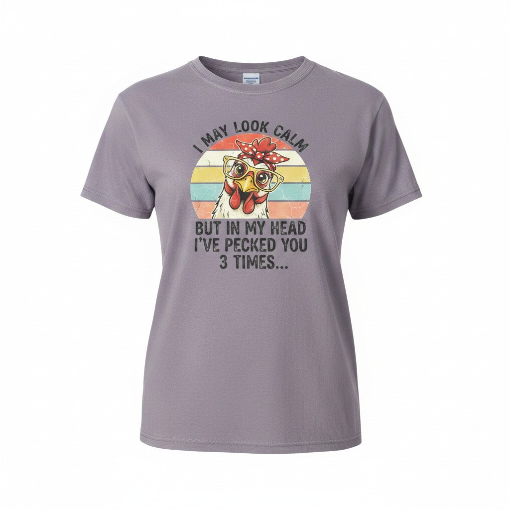 Calm Chicken T-SHIRT Comfort Colors