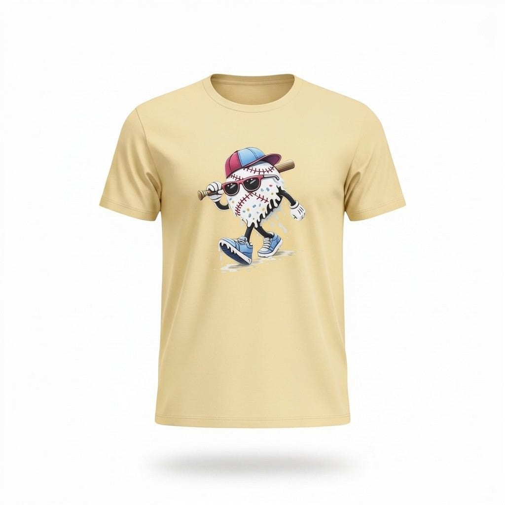 Walking drip baseball Youth T-Shirt - Comfort Colors