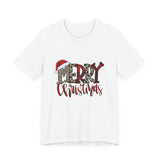 Merry Christmas Leopard Print Tee