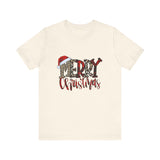 Merry Christmas Leopard Print Tee
