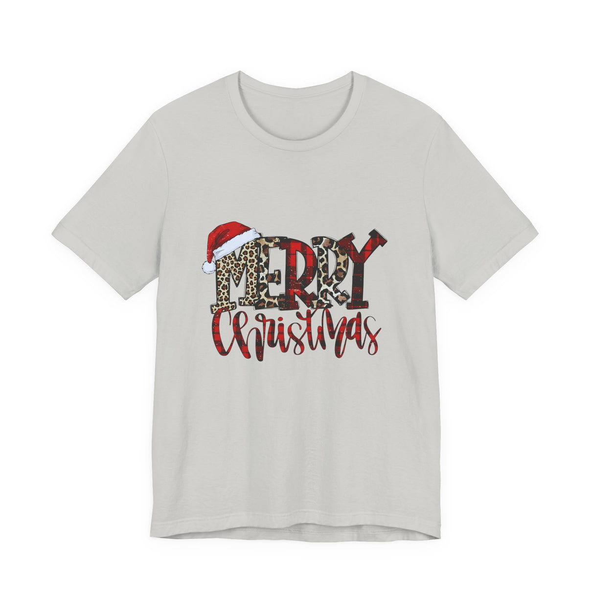 Merry Christmas Leopard Print Tee