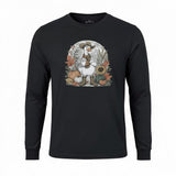 Fall Goose Comfort Colors Adult Long Sleeve T-Shirt