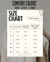 Fall Goose Comfort Colors Adult Long Sleeve T-Shirt