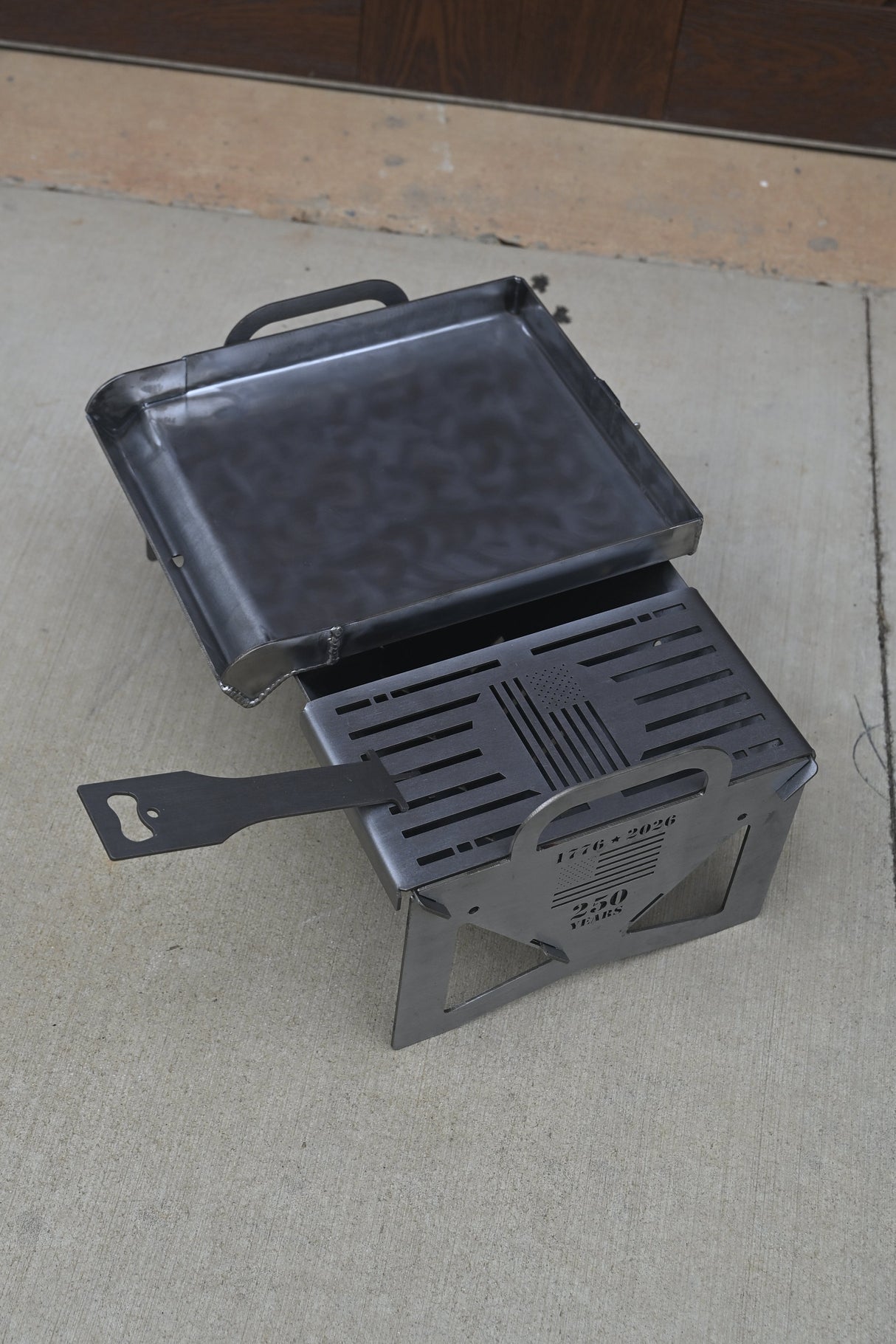 12" griddle shown on OffGriddler