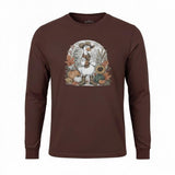 Fall Goose Comfort Colors Adult Long Sleeve T-Shirt