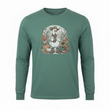 Fall Goose Comfort Colors Adult Long Sleeve T-Shirt