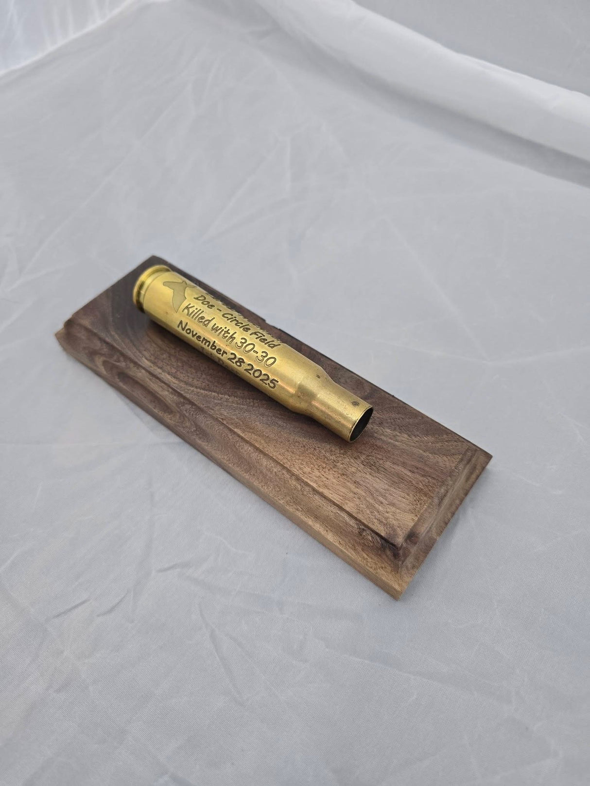 Custom Engraved Brass with Plaque