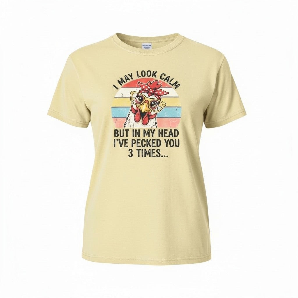 Calm Chicken T-SHIRT Comfort Colors