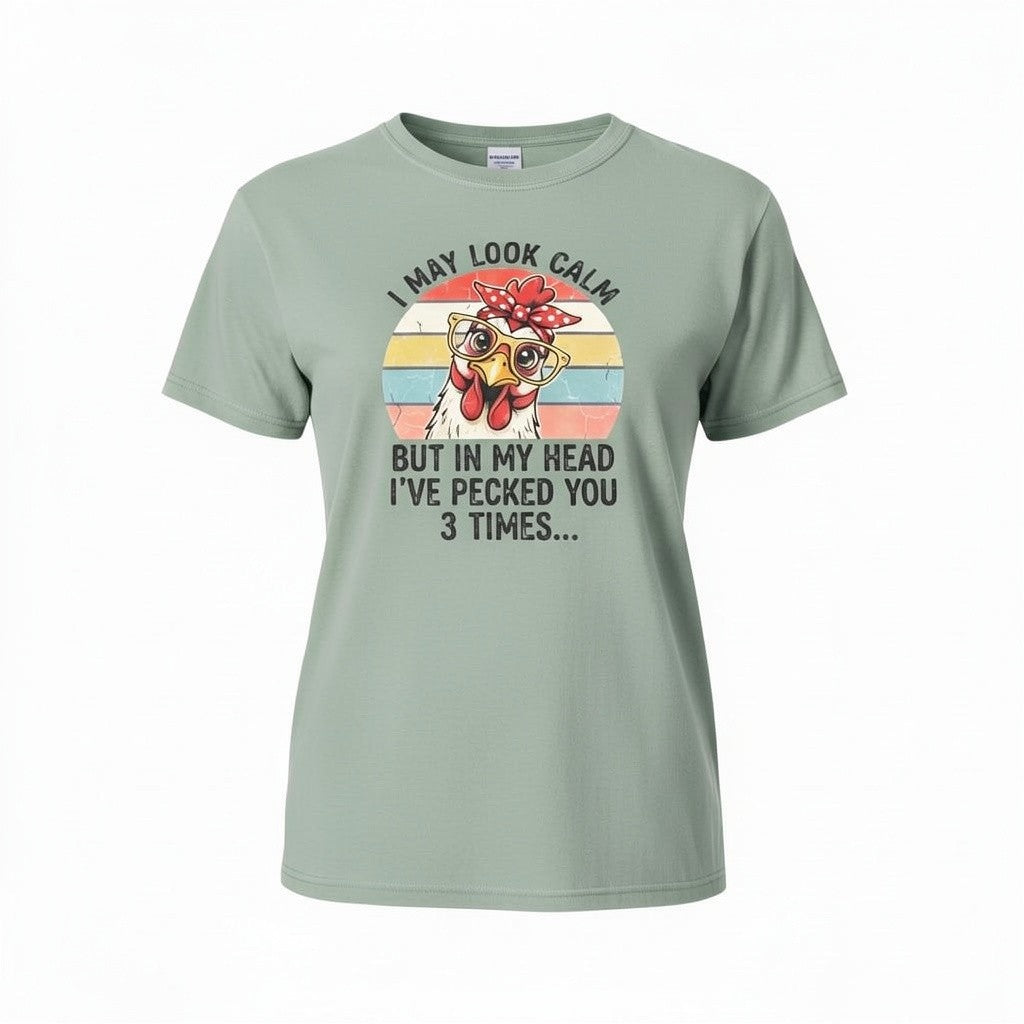 Calm Chicken T-SHIRT Comfort Colors