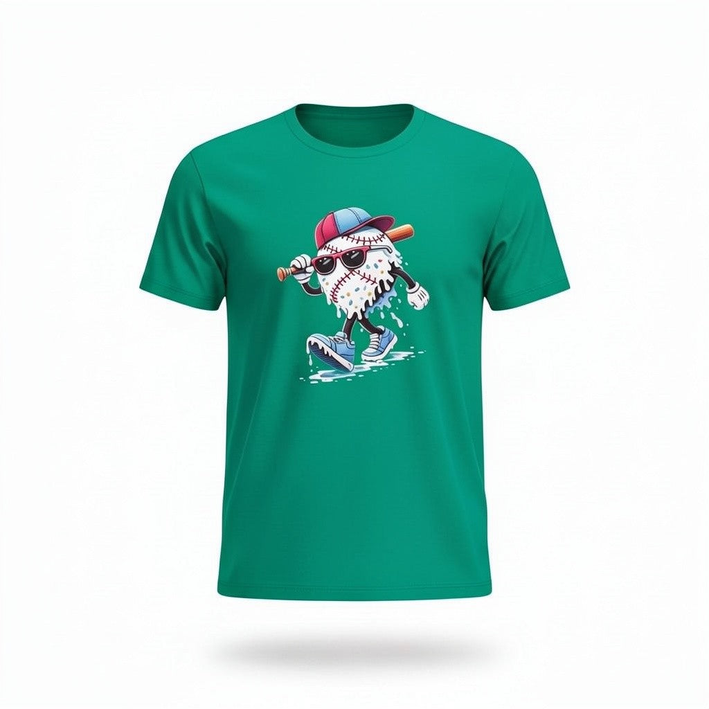 Walking drip baseball Youth T-Shirt - Comfort Colors