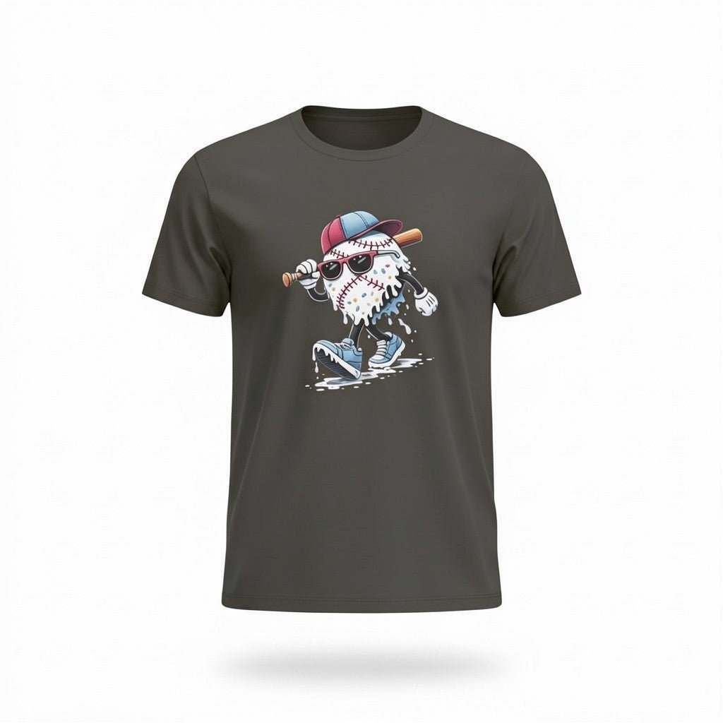 Walking drip baseball Youth T-Shirt - Comfort Colors
