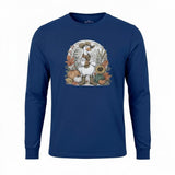 Fall Goose Comfort Colors Adult Long Sleeve T-Shirt