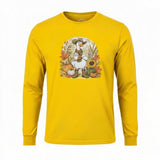 Fall Goose Comfort Colors Adult Long Sleeve T-Shirt
