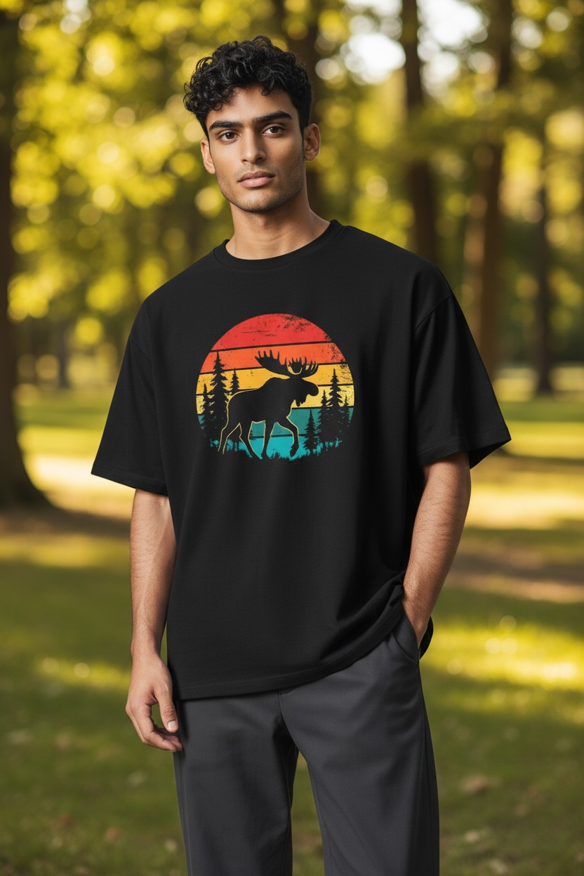 Moose Comfort Colors T Shirt