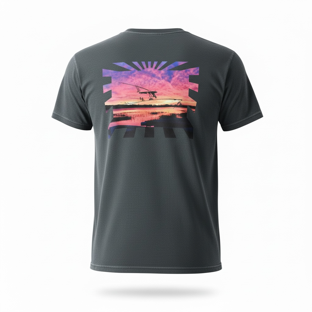 Dixie Magnolia Water Sunset Comfort Colors T-Shirt